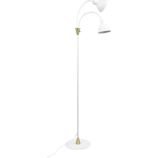 Dyberg Larsen Lilje gulvlampe, hvid