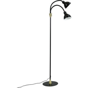 Dyberg Larsen Lilje gulvlampe, sort