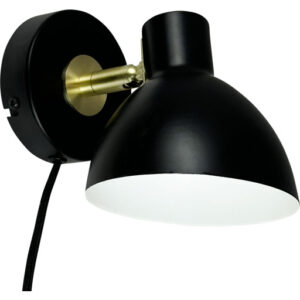 Dyberg Larsen Lilje væglampe, sort