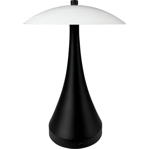 Dyberg Larsen Vienna genopladelig bordlampe, opal