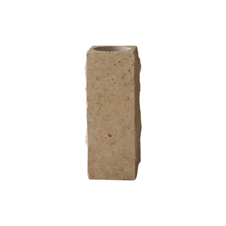 Edge Vase Medium Limestone