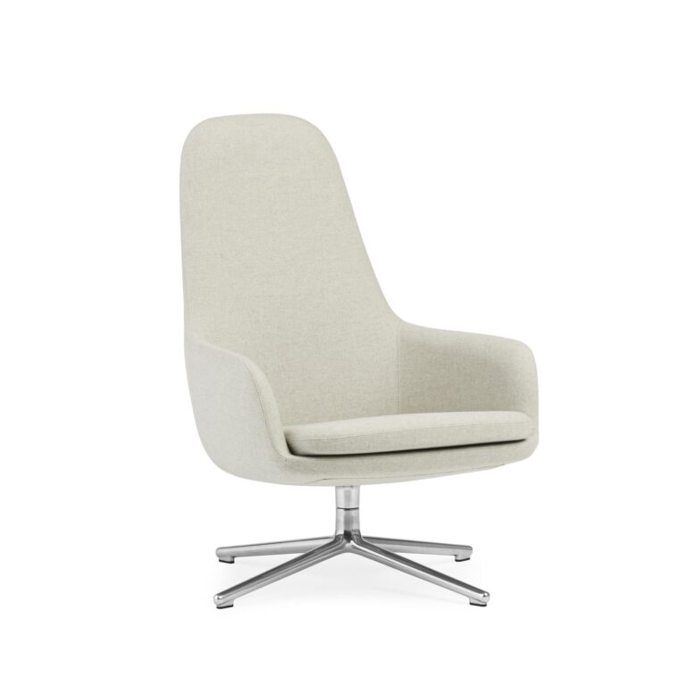 Era Lænestol Høj med Swivel Aluminium/Main Line Flax MLF20