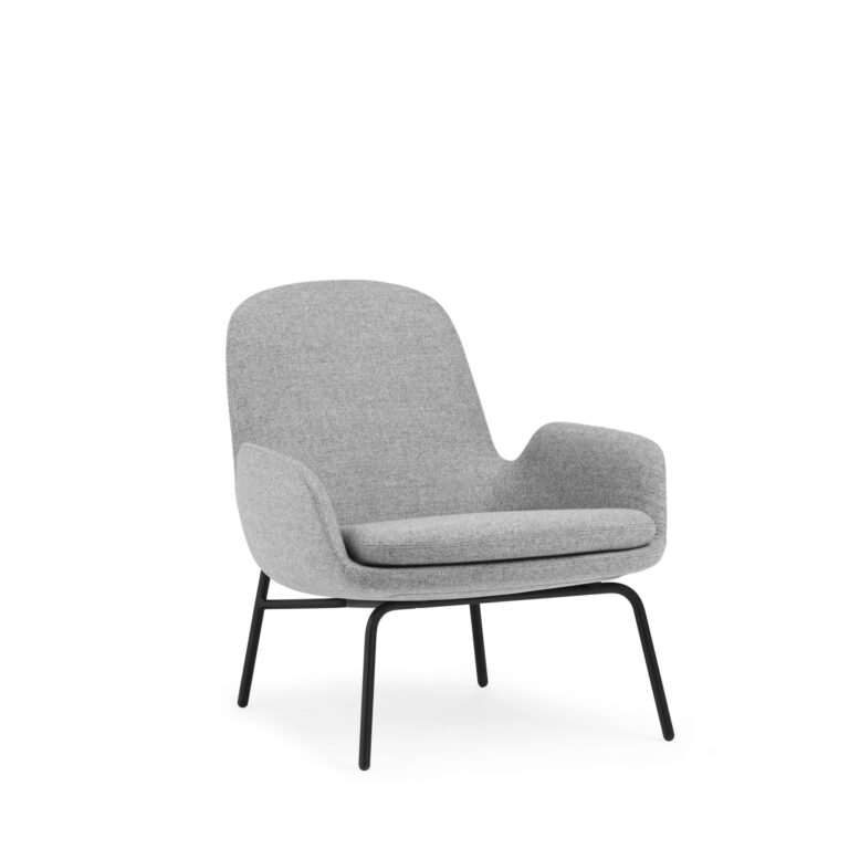 Era Lænestol Lav Sort Stål/Synergy LDS16