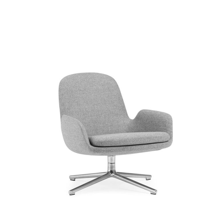 Era Lænestol Lav med Swivel Aluminium/Synergy LDS16
