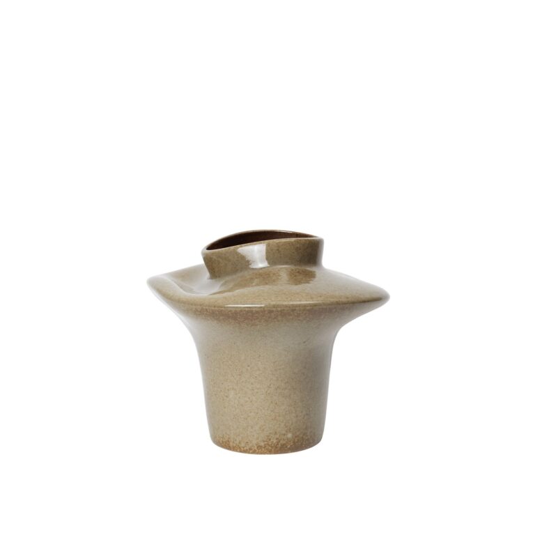 Evio Vase H22 Elm Green