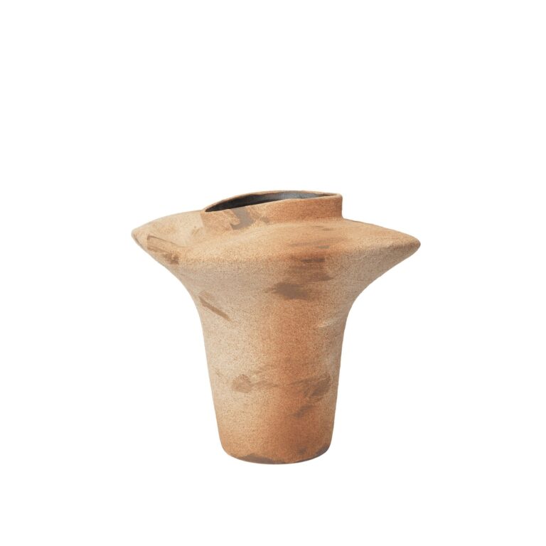 Evio Vase H35 Burnt Umber