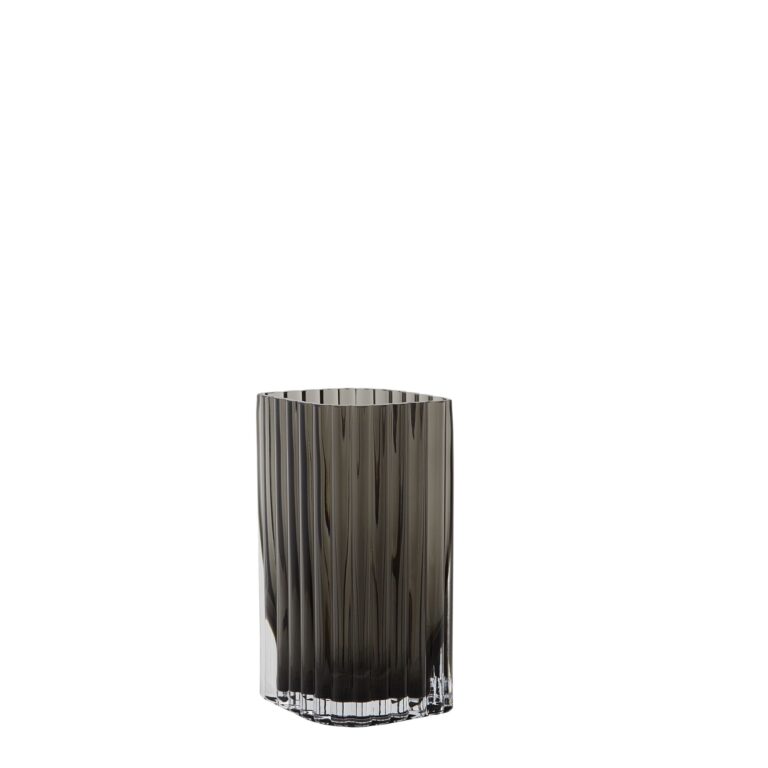 FOLIUM Vase 20 cm Sort