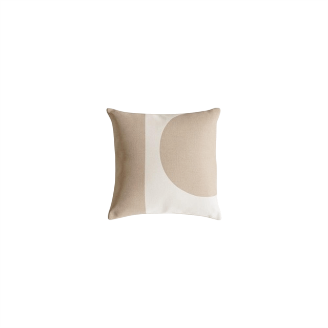FORMARKIVET Big Logo Pude 55x55 Pale Beige/Sand Beige