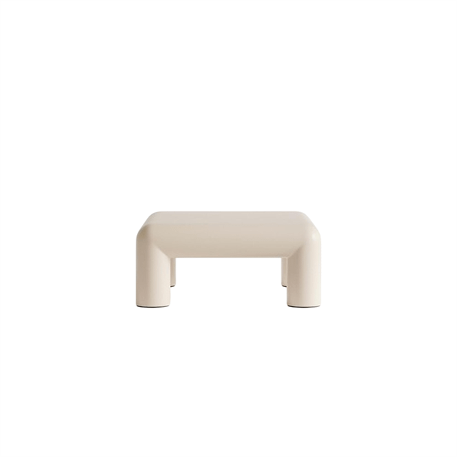 FORMARKIVET Cubio Sofabord 80x80 Semi-Gloss Light Beige
