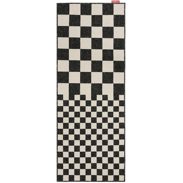 Fatboy Carpretty Catwalk Square Affair Gulvtæppe 80x200 cm Antracit/Creme