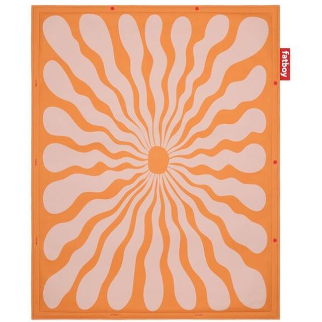 Fatboy Flying Carpet Gulvtæppe 140x180 cm Flower Orange/Pink