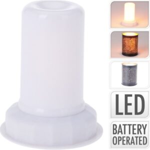 Firelamp bordlampe med flammeeffekt