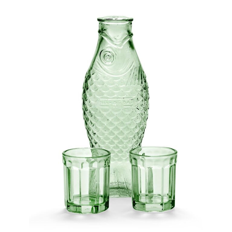 Fish & Fish Karaffel & 2 Glas M Grøn