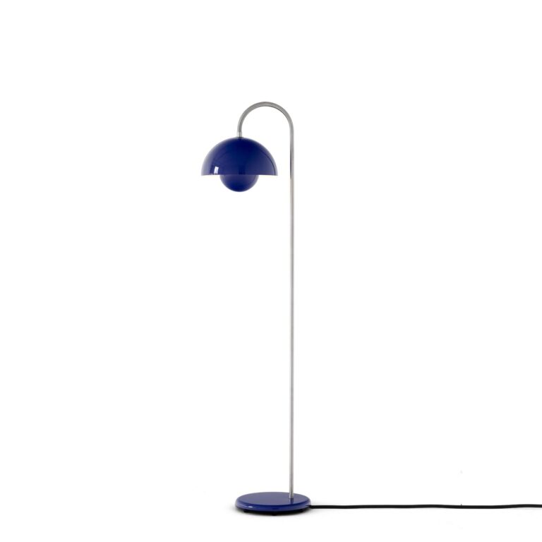 Flowerpot VP12 Gulvlampe Cobalt Blue