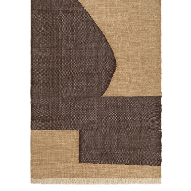 Forene Gulvtæppe 140x200 Tan/Chokolade