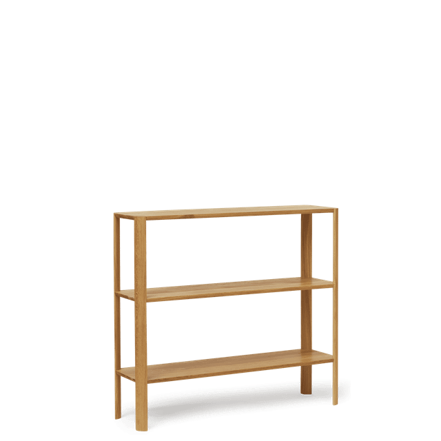 Form & Refine Leaf Reol 1x3 Egetræ