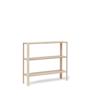 Form & Refine Leaf Reol 1x3 Hvid Olieret Egetræ