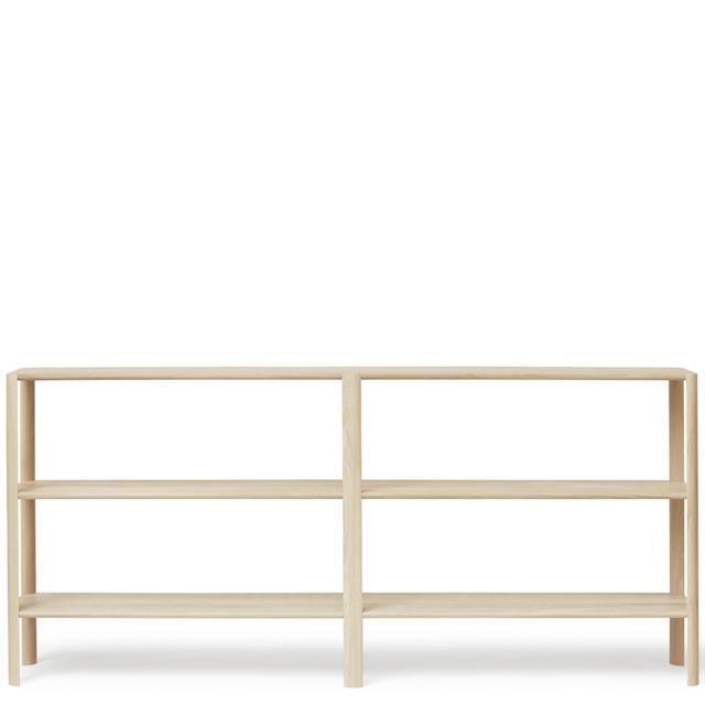 Form & Refine Leaf Reol 2x3 Hvidolieret Eg