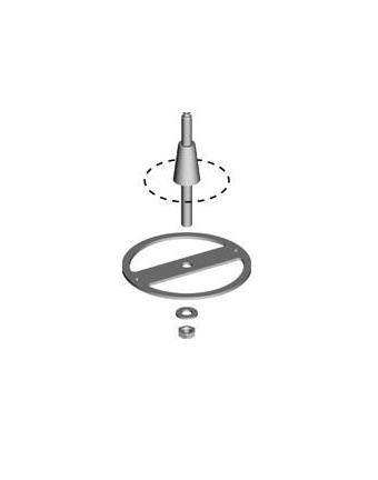 Fortebraccio bordlampe fastgørelsesstift, metal