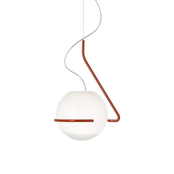 Foscarini Tonda Pendel Stor Orange/Hvid