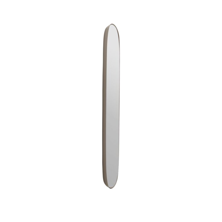 Framed Spejl 118x44,5 cm Taupe/Klar