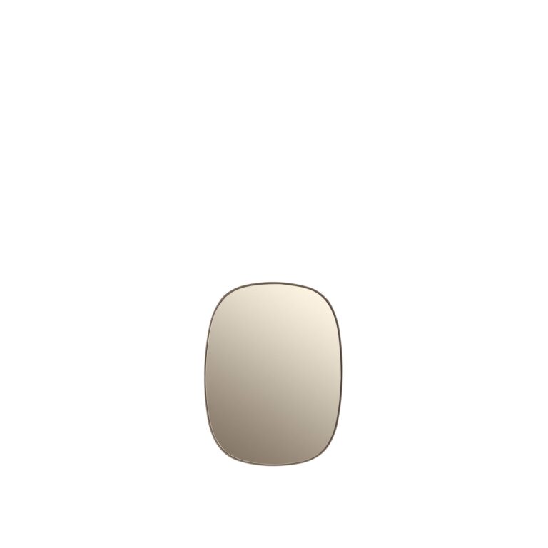 Framed Spejl 59x44 cm Taupe