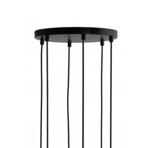 Frandsen baldakin til 6 pendler, mat sort