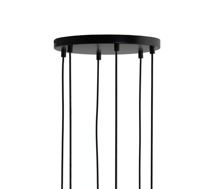 Frandsen baldakin til 6 pendler, mat sort