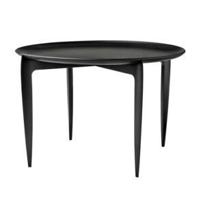 Fritz Hansen Tray Sofabord Sort Ø60