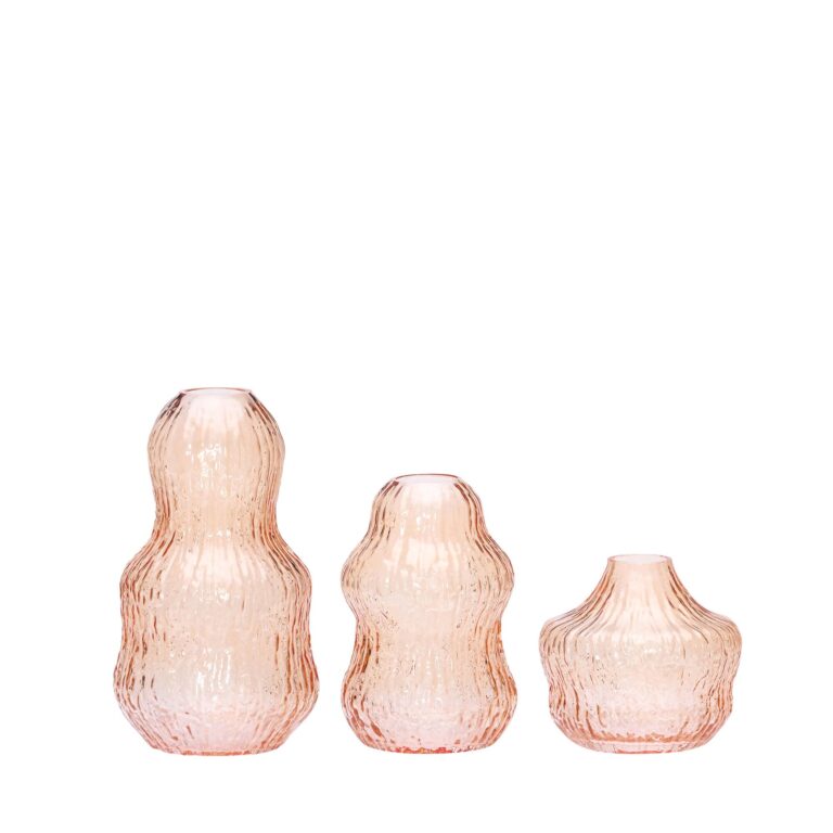 Fuyu Vase Sæt af 3 Brun
