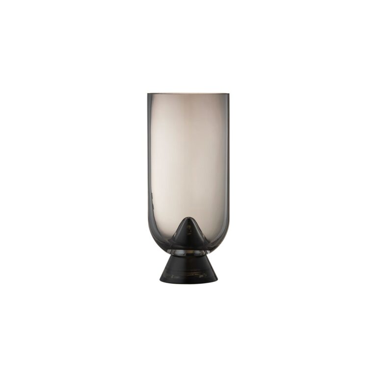 GLACIES Vase Sort H18 cm
