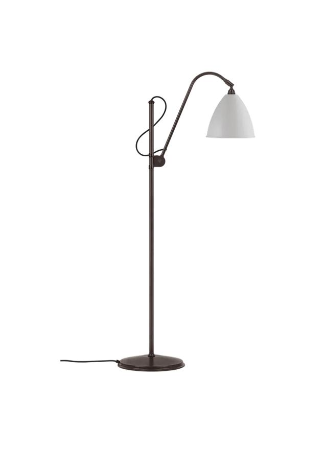 GUBI Bestlite BL3M Gulvlampe Sort Messing & Hvid