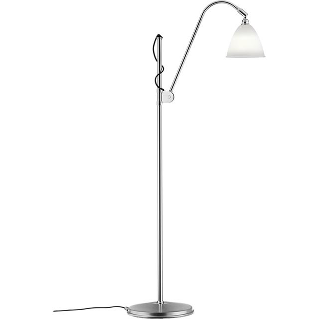 GUBI Bestlite BL3S Gulvlampe Krom & Porcelæn