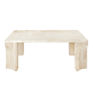 GUBI Doric Sofabord Firkantet 80 x 80 cm Neutral Hvid