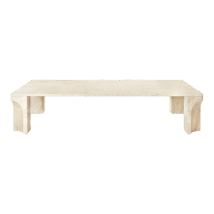 GUBI Doric Sofabord Rektangulært 140 x 80 cm Neutral Hvid