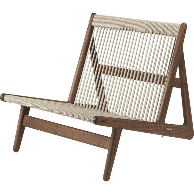 GUBI MR01 Initial Lænestol Karakorum 003 Duna/Amerikansk Valnød