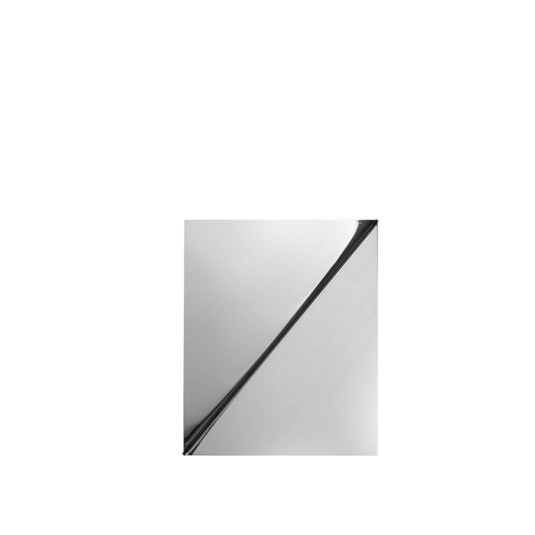 Gaze Spejl 30x25 Poleret Stål