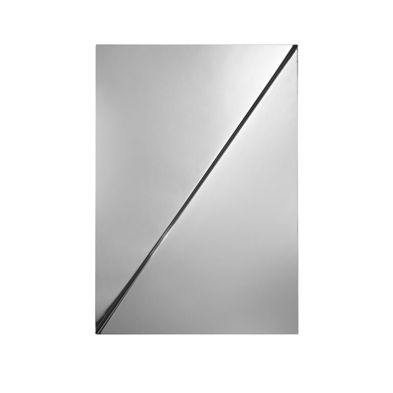 Gaze Spejl 50x35 Poleret Stål