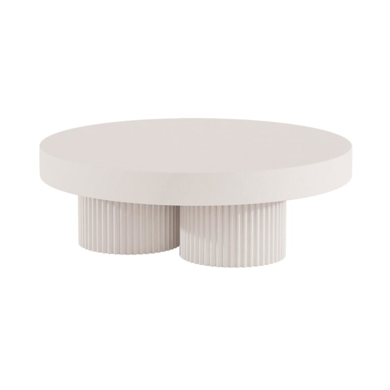Gear Round Sofabord Ø120 Chalk