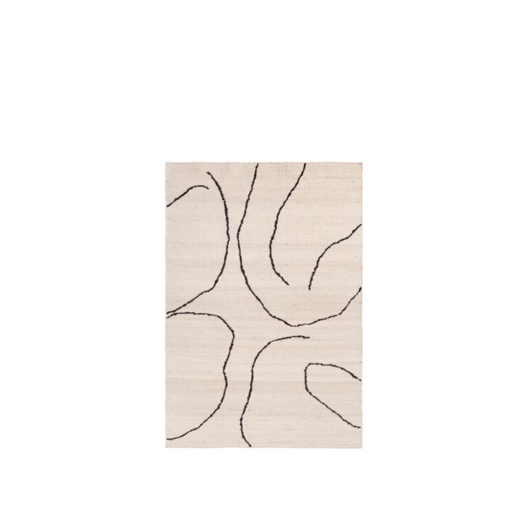 Gesso Gulvtæppe 140x200 Off White/Dark Fig