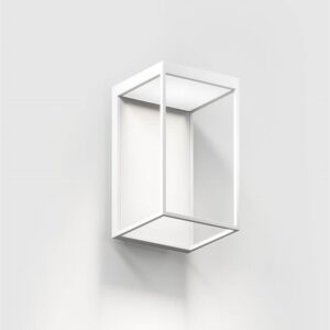 Gic base udendørs væglampe, pure white