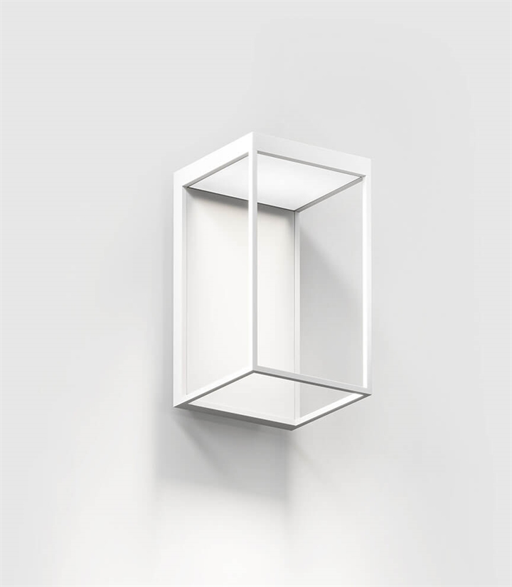 Gic base udendørs væglampe, pure white