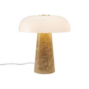 Glossy Mini bordlampe, beige