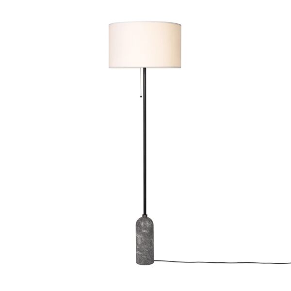 Gravity Gulvlampe Grå Sort/Hvid