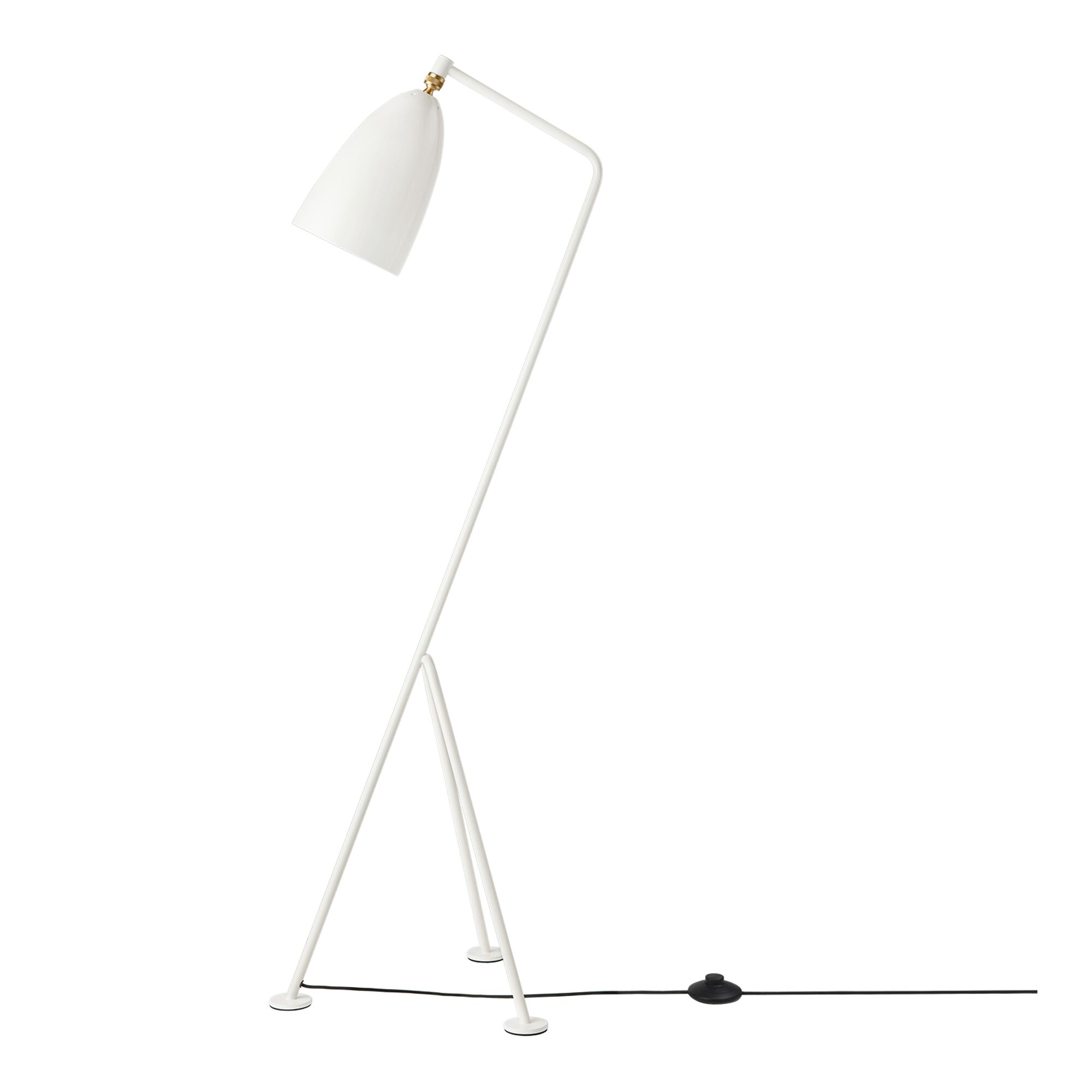 Grossman Collection Gräshoppa Gulvlampe Blank Alabaster Hvid