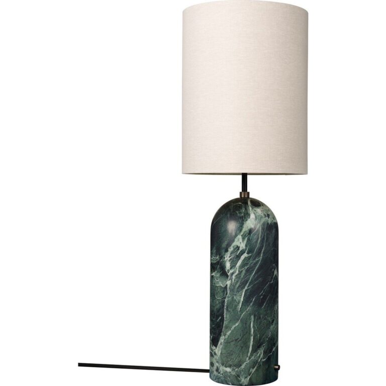 Gubi Gravity Gulvlampe XL Emerald/Canvas