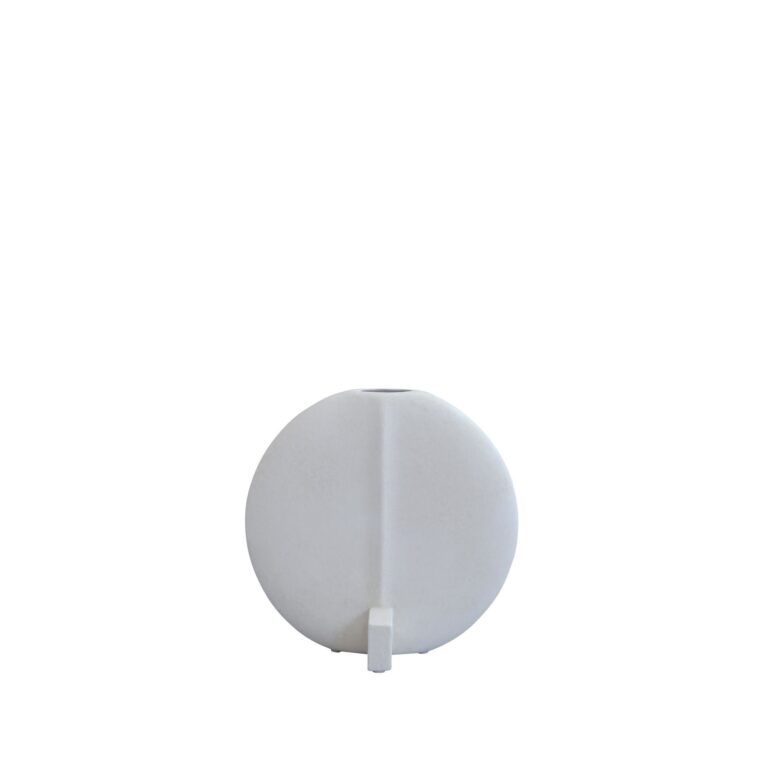 Guggenheim Vase Petit Bone White