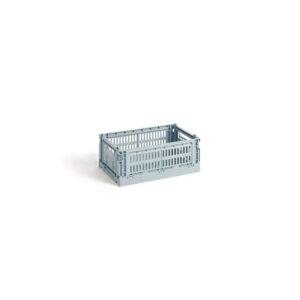 HAY Colour Crate Opbevaringskasse Lille Dusty Blue