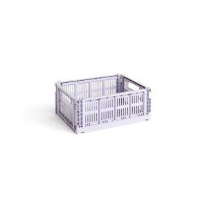 HAY Colour Crate Opbevaringskasse Medium Lavender