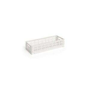 HAY Colour Crate Opbevaringskasse Mini Oblong Off-White